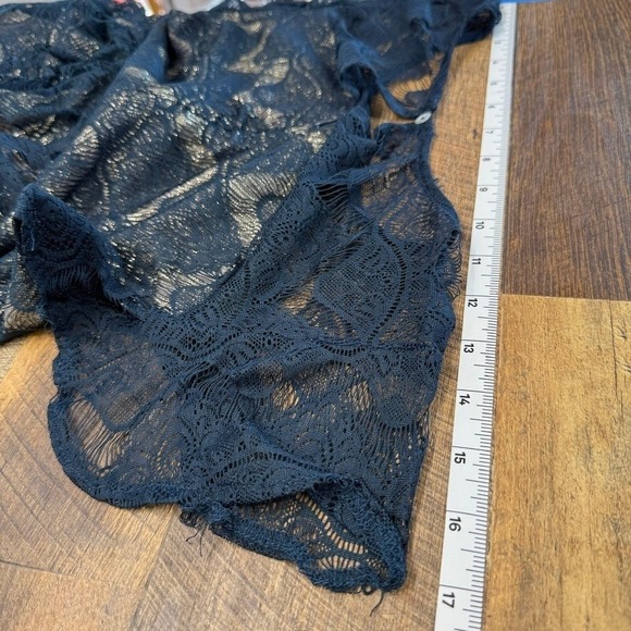 NWT Lace Maxi Dress Sm Teal Blue Gold Party Cocktail Romantic Lacey Rich Wedding - Picture 13 of 15